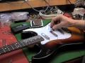 Install Langcaster Pickup Kitset in Fender Part 2 see part 1