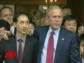 Bush Attends Church, Meets With China's Leaders