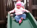 Meg on the slide