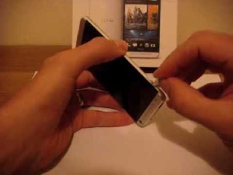 how to open htc one m7