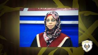 مناقشة رسالة ماجستير الباحثة خالدية أبو شريف