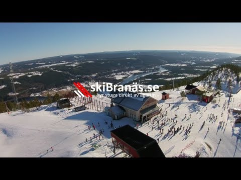 Горнолыжный курорт Бранас с высоты птичьего полета