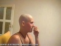 Extreme haircut - hair fetish model Extreme haircut - hair fetish model