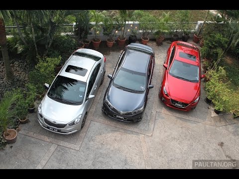 DRIVEN 2014 #5: Mazda 3 vs Toyota Corolla Altis vs Kia Cerato DRIVEN 2014 #5: Mazda 3 vs Toyota Corolla Altis vs Kia Cerato
