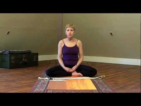 how to fasten a yoga strap
