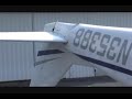 Broken airplane - storm damage