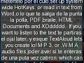 Loquendo crackeando Text aloud (menudo mensaje bienvenida)