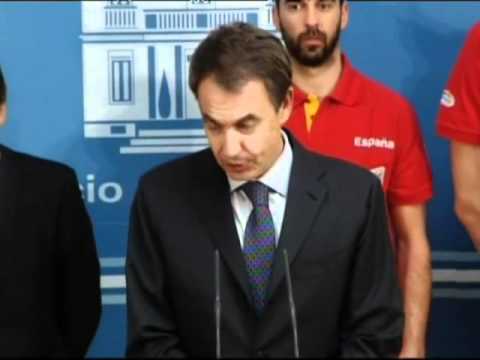 La Selección Española ha vuelto a La Moncloa para ofrecer un éxito más al presidente del Gobierno