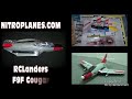 Nitro Planes RCLanders F9F Cougar EDF Jet Video #2