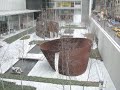 Installation of Richard Serra's sculptures at MoMA