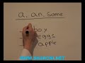 English grammer lesson a, an