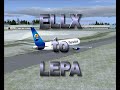 FSX Flight: Luxembourg Findel to Palma de Majorca