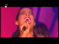 de tim rice medley van het musical awards gala 2002. uitgevoerd door de cast van aida.