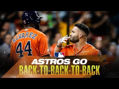 Video: Astros Launch back-to-back-to-back Home Runs