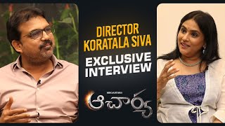 Director Koratala Siva Interview about Acharya Movie | Chiranjeevi, Ram Charan | Mani Sharma