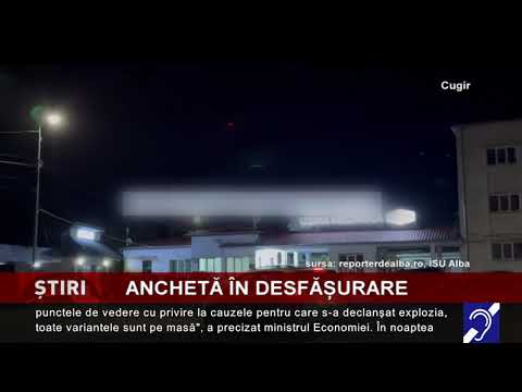 Anchetă în desfășurare, după incendiul de la UM Cugir