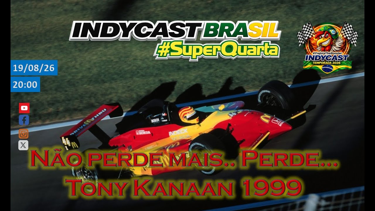 IndyCast Brasil #CART #1999 - Tony Kanaan Vence em Michigan