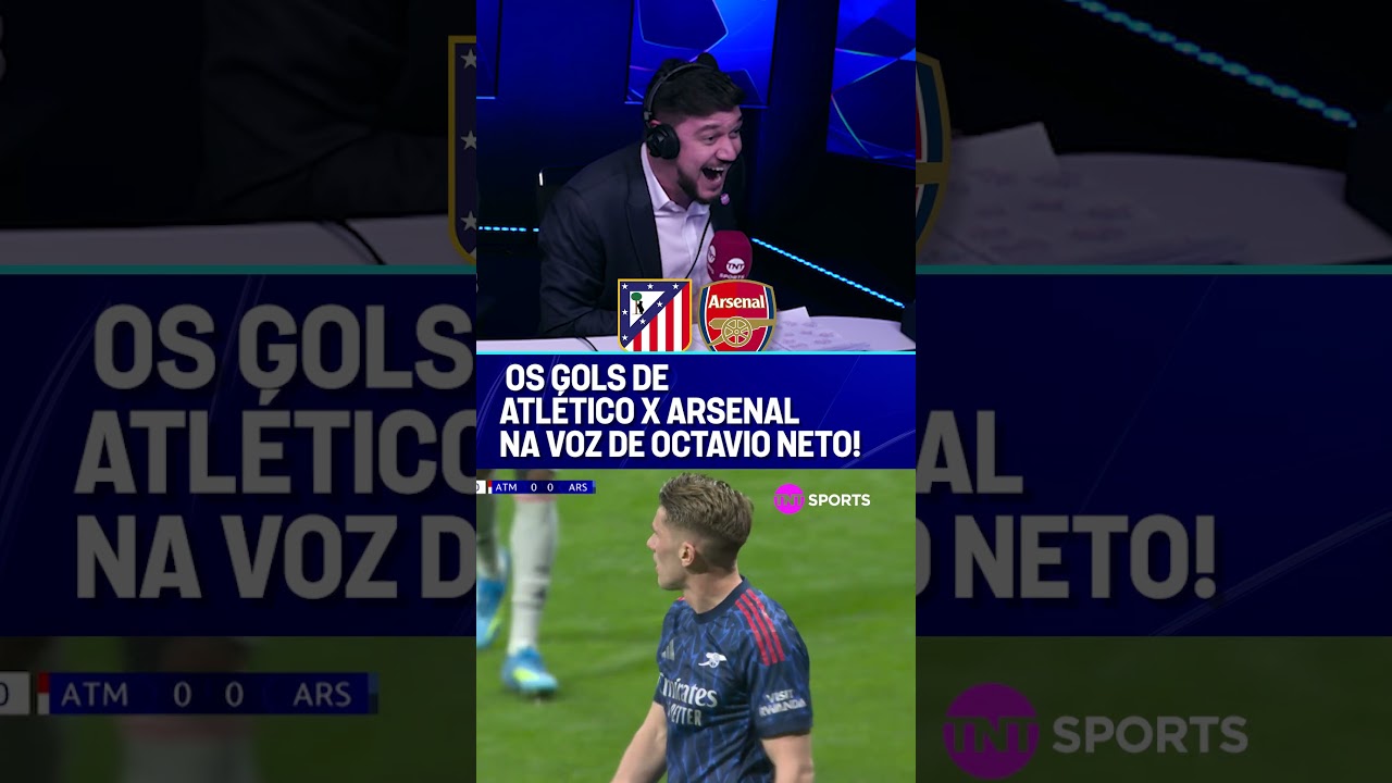 FICOU TUDO PRO JOGO DA VOLTA! 🔥 Você na cabine de Atléti 1x1 Arsenal com Octavio Neto #shorts