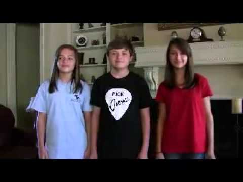 Here is a younger version of the teen trio singing, “Amazing Grace”. Here is a younger version of the teen trio singing, “Amazing Grace”.