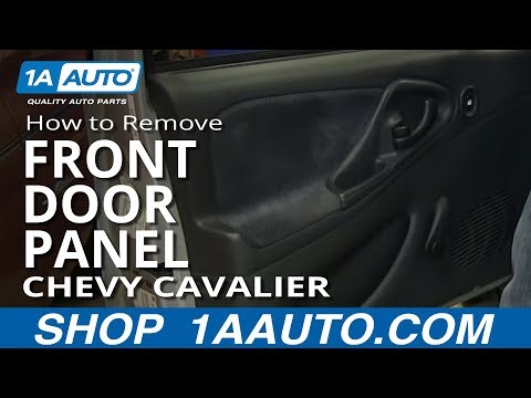 How To Install Replace Front Inside Door Panel Chevy Cavalier