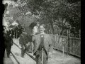 Panorama of moving sidewalk Paris Expo 1900