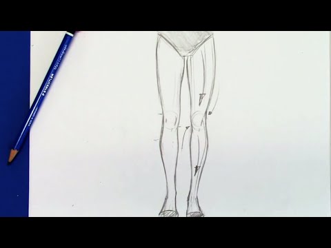 how to draw legs