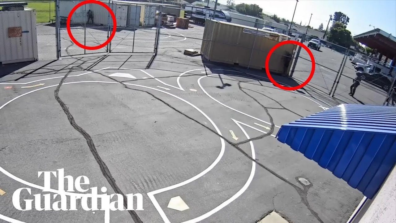Ice agents appear to urinate on Los Angeles school grounds Ice agents appear to urinate on Los Angeles school grounds