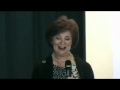 Shirley Coleman receiving Rebecca Sieff Award