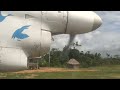 On april 3rd 2008 an Antonov 28 of Blue Wing Airlines flew in Suriname into a mountain. Nineteen people were killed. Two weeks later we had a domestic flight in Suriname, with an Antonov 28. Our pilot was the brother of one of the two pilots killed in the accident. On october 14th 2009 there was another accident, again with an Antonov 28, when during the landing in Kwamelasamutu the aircraft ended beside the airstrip. Four of eight passengers got wounded and the aircraft was heavily damaged. At that time we were in Suriname. Actually, it was at my birthday. Now, on the 15th of may 2010, again an Antonov 28 of Blue Wing has crashed. Look at an impression of our flight to Kwamelasamutu and back to 