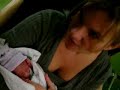 Mommy holding Emma