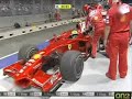 Felipe Massa Singapore GP 2008 Pit Accident Circuit F1 track