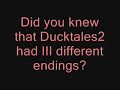 the 3 endings of the duck tales 2 for the nes