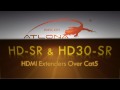 AT-HD-SR and HD30-SR: HDMI Extenders Over Cat5e/6