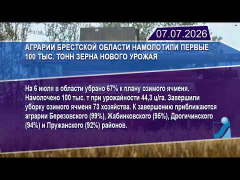 Новостная лента Телеканала Интекс 07.07.26.