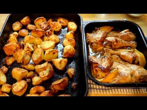 how to roast lemon potatoes