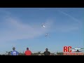 Eflite 4-Site Triple Plane Flight with Mid-Air CollisionS -Crash
