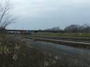 NS 20G with a Conrail and two BNSF units--Bethlehem, PA 12/04/08