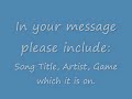I NEED SONG REQUESTS FOR MY VIDEOS