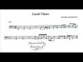 Re: Bass Line From Good Times by Bernard Edwards