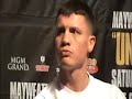 Ricky Hatton Vs Floyd Mayweather Weigh In Ricky Hatton Vs Floyd Mayweather Weigh In