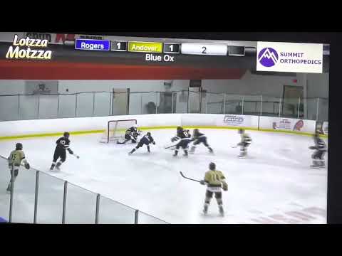 YHH Blue ox tournament Chase Foy going Bar Down Andover vs Rogers