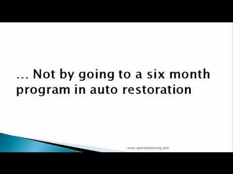 0 A Magic Way to Make Your Car New Again