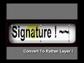 Paint Shop Pro Tutorial:Signature Tutorial |Simple|