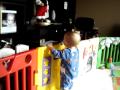 Kevi dances with Santa