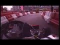 lewis hamilton prangs a kart in london, june 2007
