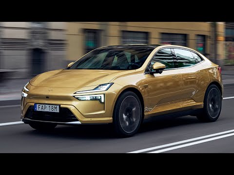 2025 Polestar 4 with Performance Pack in Gorgeous Gold Color