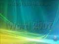 curso de Word 2007 gratis . videotutoriales.es