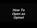 How To Open an Opinel