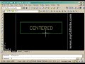 AutoCAD Tutorial - Text