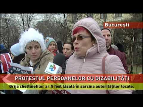 Protestul persoanelor cu dizabilități
